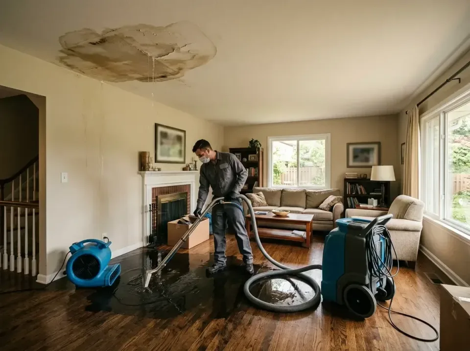 attic-pipe-burst-ceiling-drip-008 — frequently asked questions, Water Damage Restoration & Carpet Care in Madisonville, TN